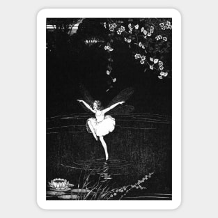 Dragonfly Fairy - Ida Rentoul Outhwaite Sticker